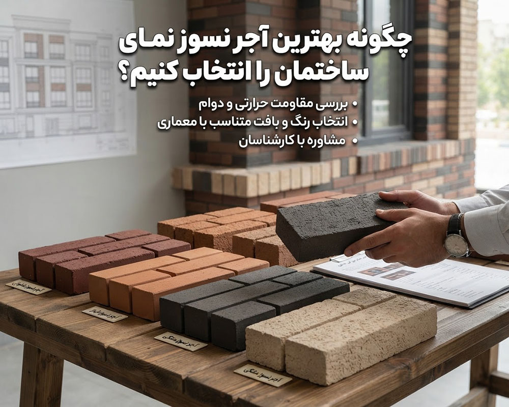 چگونه بهترین آجر نسوز نمای ساختمان را انتخاب کنیم